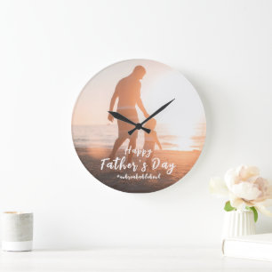Reloj Redondo Grande Regalos del Día del Padre: Vínculo Irrompible entr