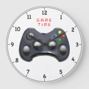 Reloj Redondo Grande Regalos para jugadores de videojuegos