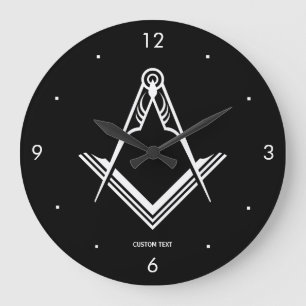 Reloj Redondo Grande Regalos únicos masónicos redondos del Freemason 