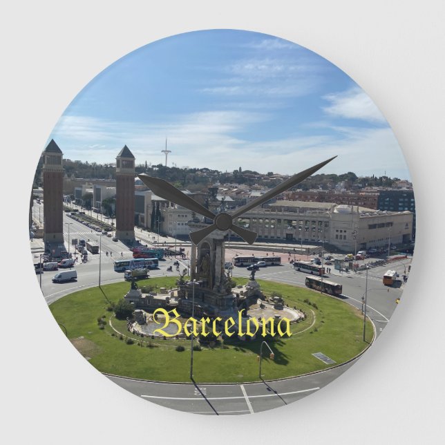 Reloj Redondo Grande Régimen de Barcelona (Anverso)