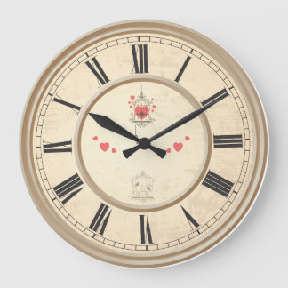 Reloj Redondo Grande Relógio de Parede de Números Romanos Clássicos