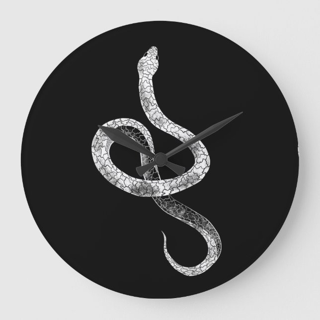 Reloj Redondo Grande Relógio de Parede Snake (Anverso)