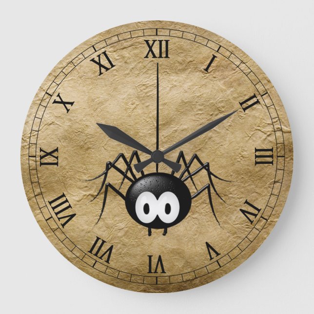 Reloj Redondo Grande ¡Reloj de araña de Guay! (Anverso)