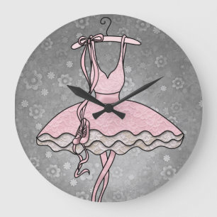 Reloj Redondo Grande "Reloj de la bailarina de Prima"