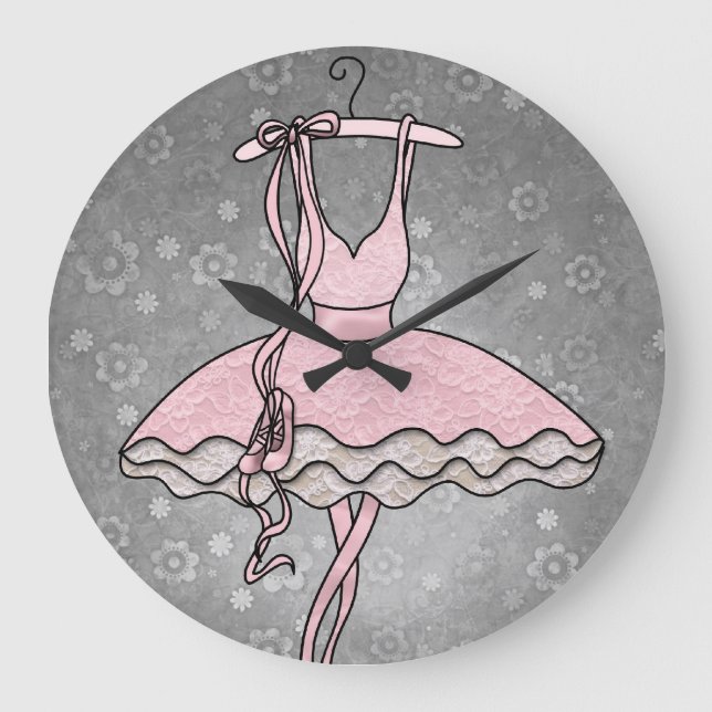 Reloj Redondo Grande "Reloj de la bailarina de Prima" (Anverso)