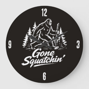 Reloj Redondo Grande Reloj de Pie Grande Sasquatch