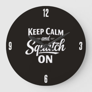Reloj Redondo Grande Reloj de Pie Grande Sasquatch