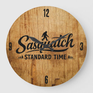 Reloj Redondo Grande Reloj de Pie Grande Sasquatch