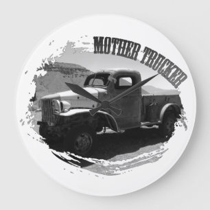 Reloj Redondo Grande ¡Reloj del camión de la madre de la diversión!