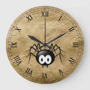 Reloj Redondo Grande ¡Reloj fresco de la araña!