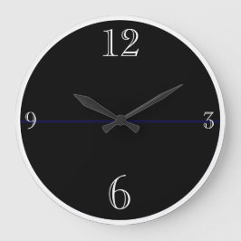 Reloj Redondo Grande Reloj grande blanco y negro moderno