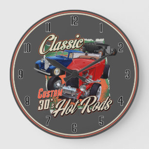 Reloj Redondo Grande Reloj grande de arcos calientes clásico
