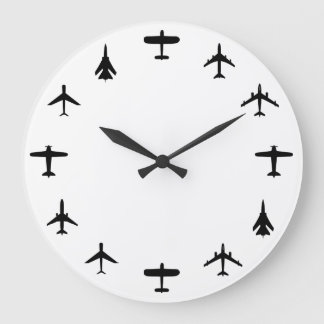 Reloj Redondo Grande Reloj grande de aviación