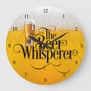 Reloj Redondo Grande Reloj grande de Beer Whisperer