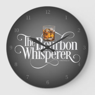 Reloj Redondo Grande Reloj grande de Bourbon Whisperer