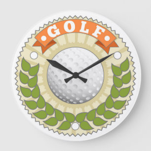 Reloj Redondo Grande Reloj grande de golf