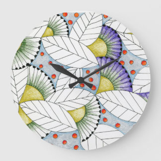 Reloj Redondo Grande Reloj grande de invierno de Wibrant