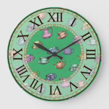 Reloj Grande de la Hora del Té Victoriano