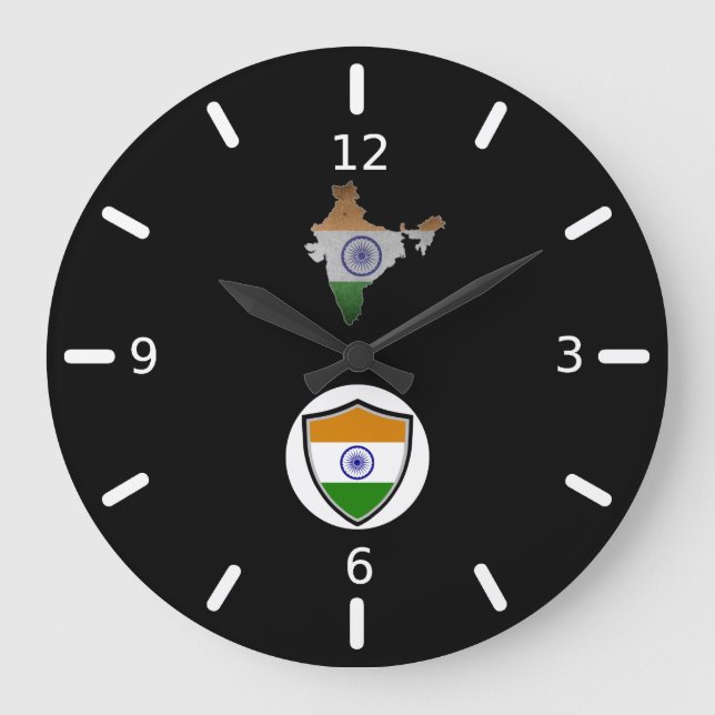 Reloj Redondo Grande reloj grande de la India (Anverso)