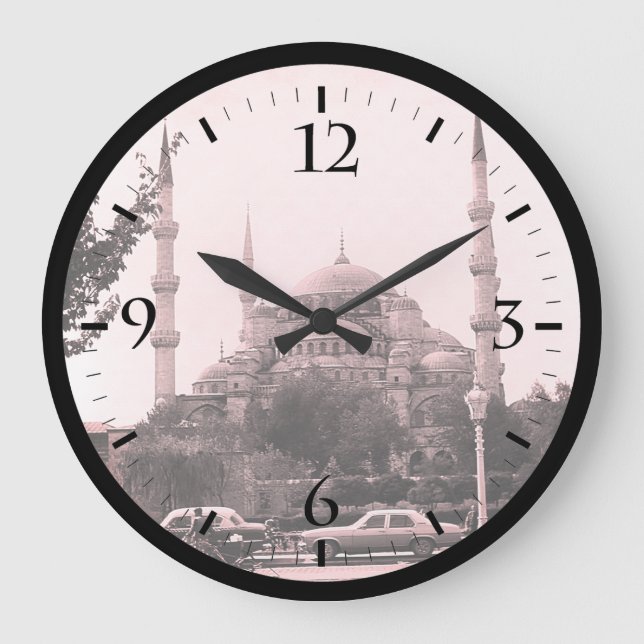 Reloj Redondo Grande Reloj grande de la Mezquita Azul de Estambul Turqu (Anverso)