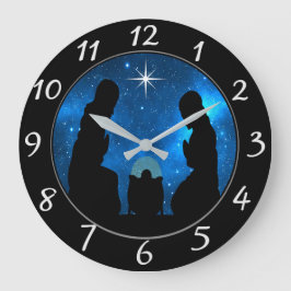 Reloj Redondo Grande Reloj grande de la Natividad