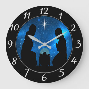 Reloj Redondo Grande Reloj grande de la Natividad