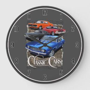 Reloj Redondo Grande Reloj grande de los coches clásicos