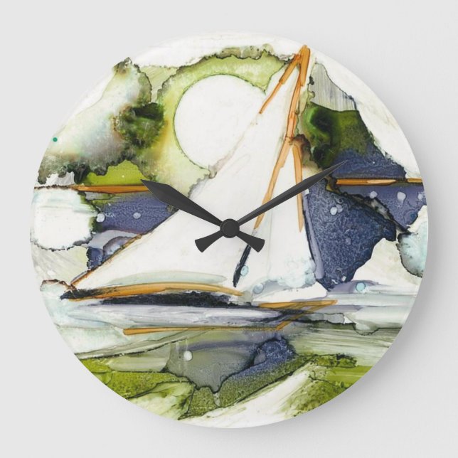 Reloj Redondo Grande reloj grande de luna (Anverso)