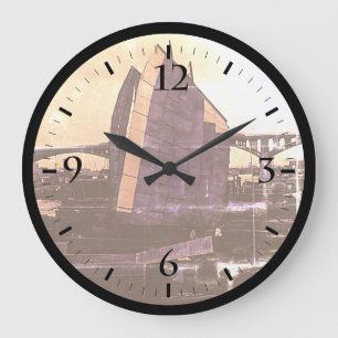 Reloj Redondo Grande Reloj grande de porcelana vintage Changsha xiang j