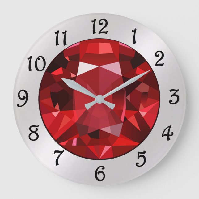 Reloj Redondo Grande Reloj grande de Ruby (Anverso)