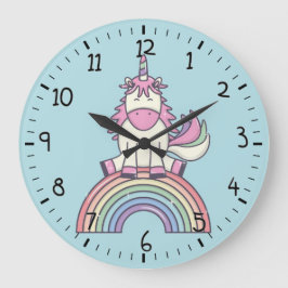 Reloj Redondo Grande Reloj grande de Unicornio