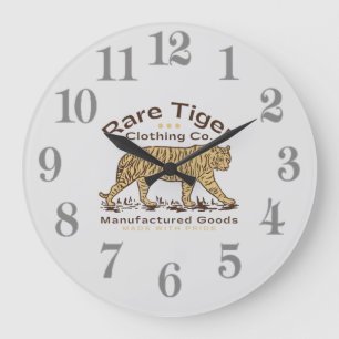 Reloj Redondo Grande Reloj grande del tigre