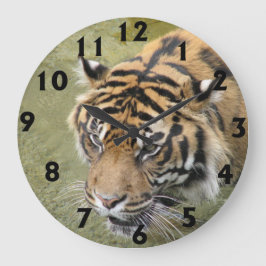 Reloj Redondo Grande Reloj grande del tigre