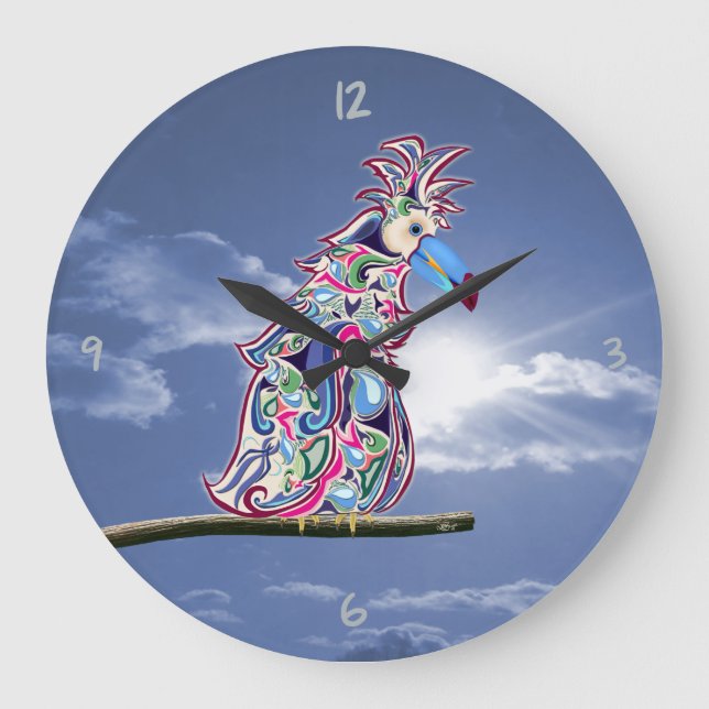 Reloj Redondo Grande Reloj grande en relieve (Anverso)