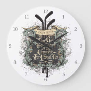 Reloj Redondo Grande Reloj grande oración de hockey