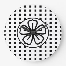 Reloj grande "Reloj activado, Reloj apagado negro