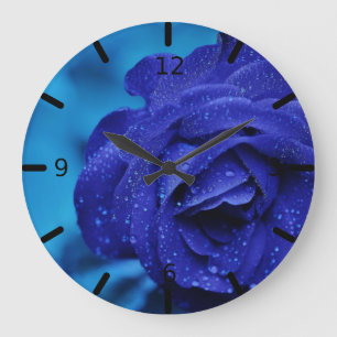 Reloj Redondo Grande Reloj grande Rosa púrpura de bonito