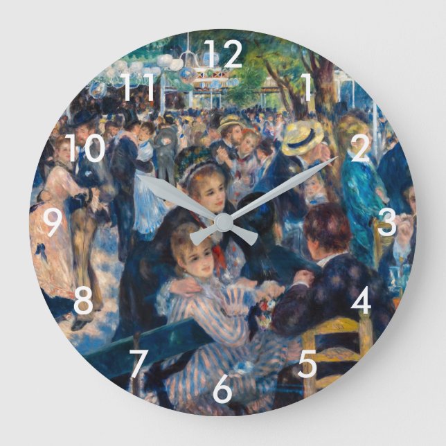 Reloj Redondo Grande Renoir - Danza en Le Moulin de la Galette (Anverso)