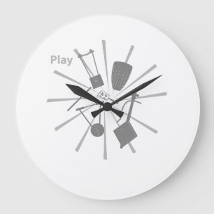 Reloj Redondo Grande Reproducir