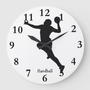 Reloj Redondo Grande Reproductor de balonmano
