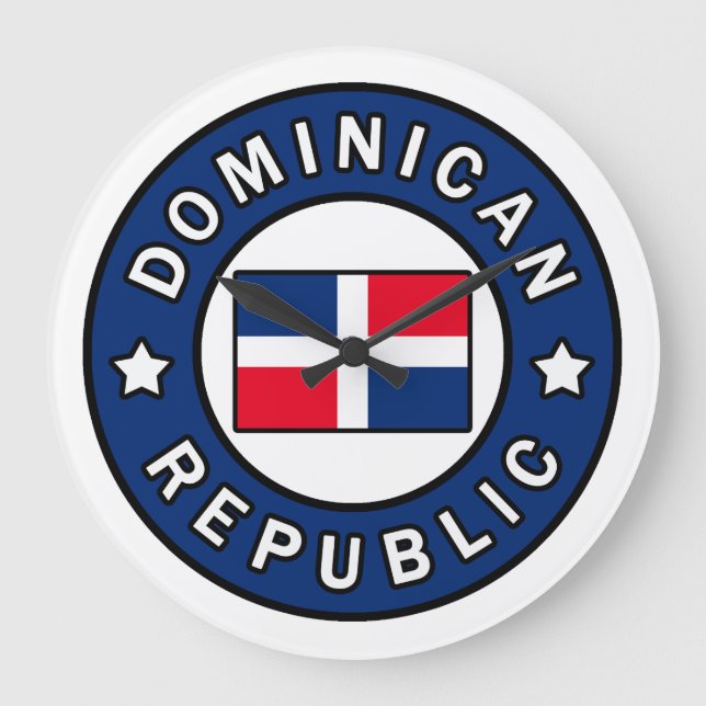 Reloj Redondo Grande República Dominicana (Anverso)