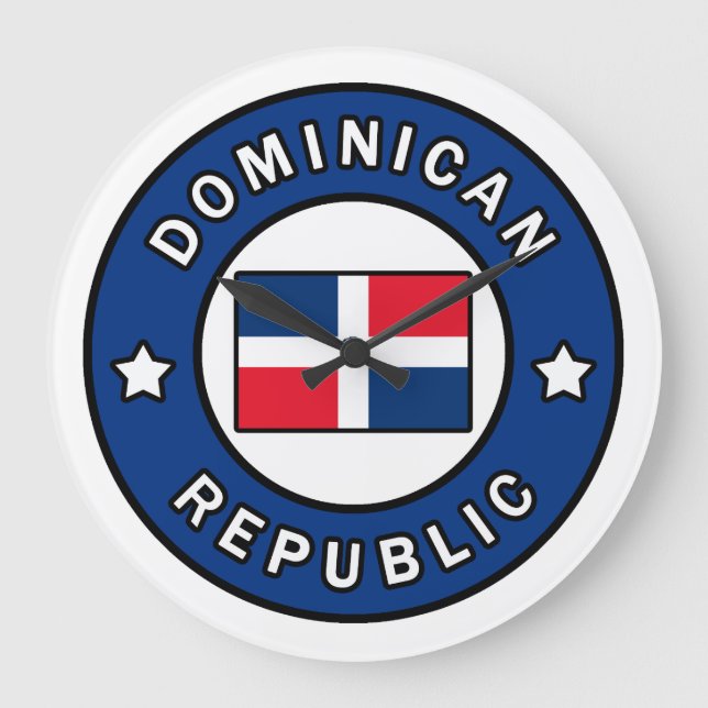 Reloj Redondo Grande República Dominicana (Anverso)