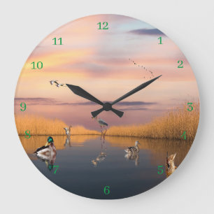 Reloj Redondo Grande Reserva de vida silvestre