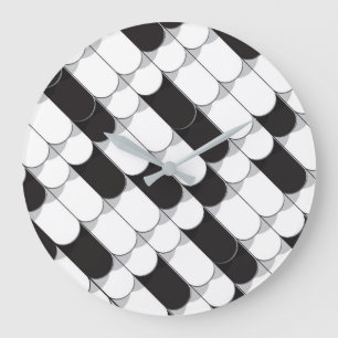 Reloj Redondo Grande Resumen Construcción (baldosas)