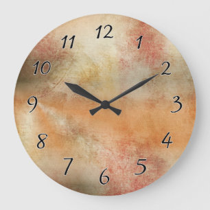 Reloj Redondo Grande Resumen de otoño de Artsy