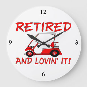 Reloj Redondo Grande Retirado y Lovin él