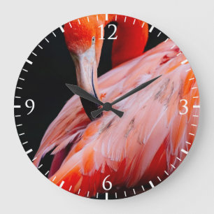 Reloj Redondo Grande Retrato exótico del flamenco