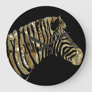 Reloj Redondo Grande Retro Africa 5 Clocks de pared y opciones numérica