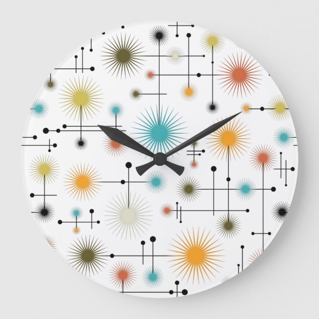 Reloj Redondo Grande ¡Retro Empieza A Ir! (Anverso)
