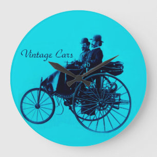 Reloj Redondo Grande Reunión de coches de época